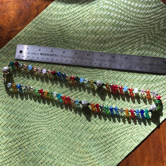 Rainbow Chrystal Necklace - Picture 2 of 3